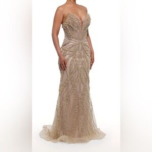 Jenna Pearl Embellished Maxi Gown